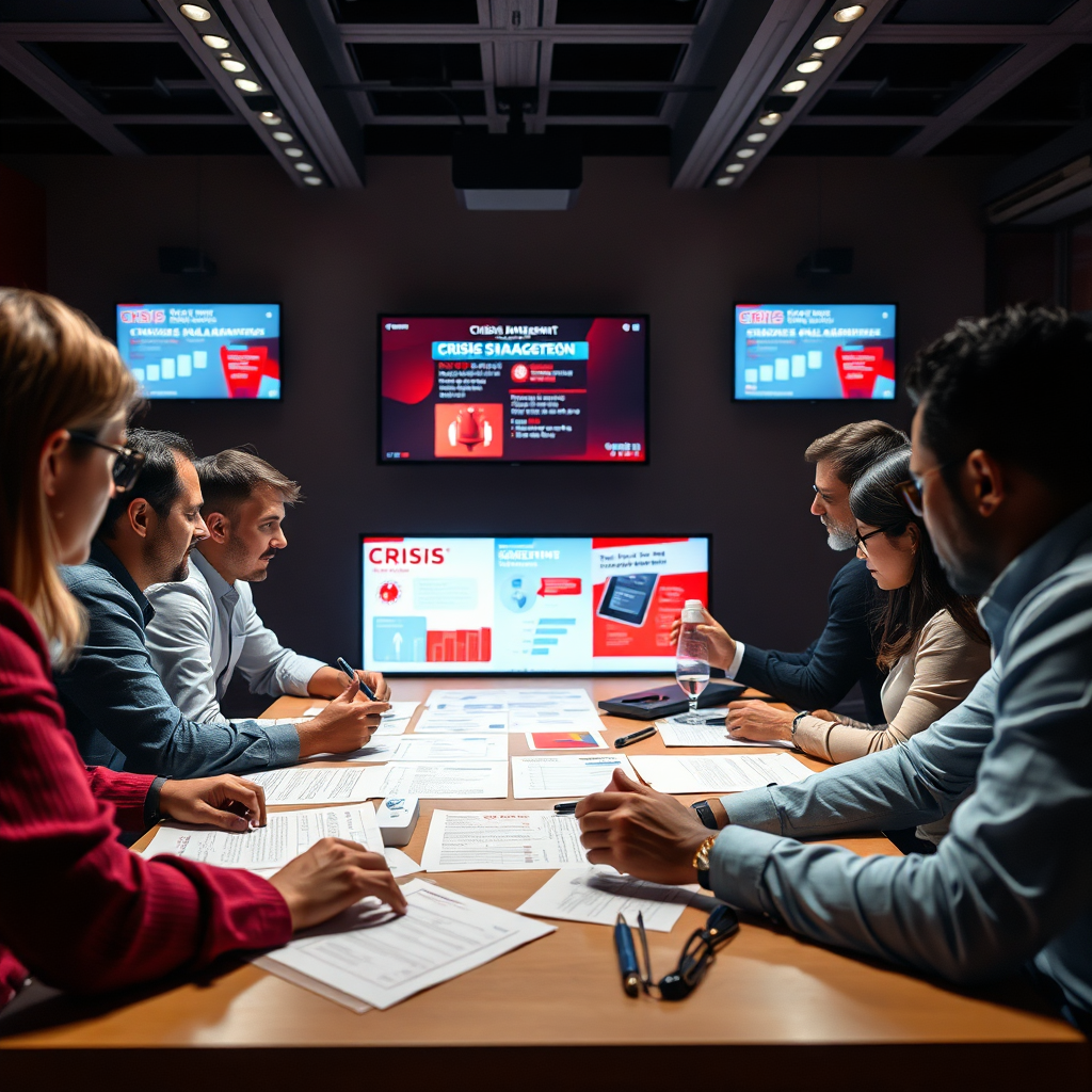Crisis management meeting